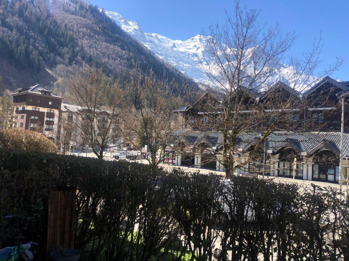 Chamonix 27 - Au Centre Vue Mont Blanc Et Jardin Apartment Exterior foto